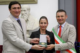 Bepin De Eto zur Verleihung der „Medaglie del Sindaco“ im Senatorenpalast in Rom